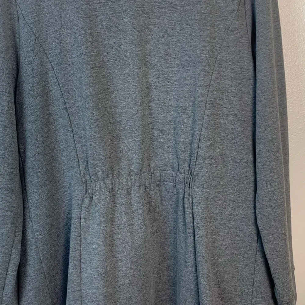 H by Halston Gray Open Jacket with Pockets Size Medium - Picture 7 of 11